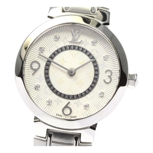 Pre-owned Louis Vuitton Watch In Silver