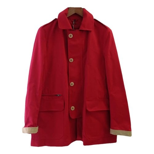 Pre-owned Fay Parka In Red