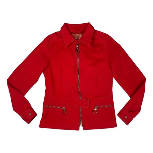 Pre-owned Prada Jacket In Red