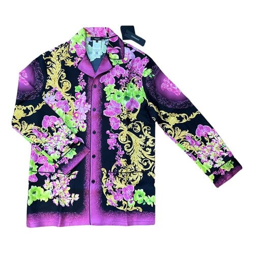 Pre-owned Versace Silk Shirt In Multicolour