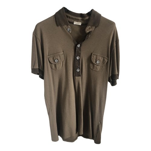 Pre-owned Paolo Pecora Polo Shirt In Brown