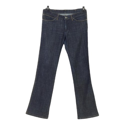 Pre-owned Wrangler Trousers In Navy