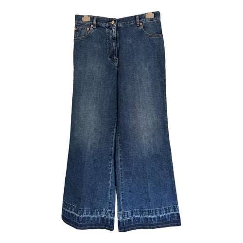 Pre-owned Valentino Large Jeans In Blue
