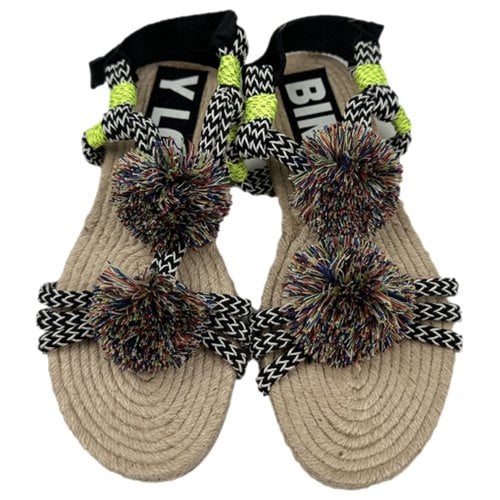 Pre-owned Bimba Y Lola Cloth Sandals In Multicolour