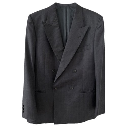 Pre-owned Valentino Wool Blazer In Grey