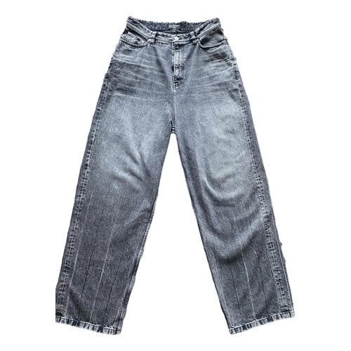 Pre-owned Balenciaga Jeans In Anthracite
