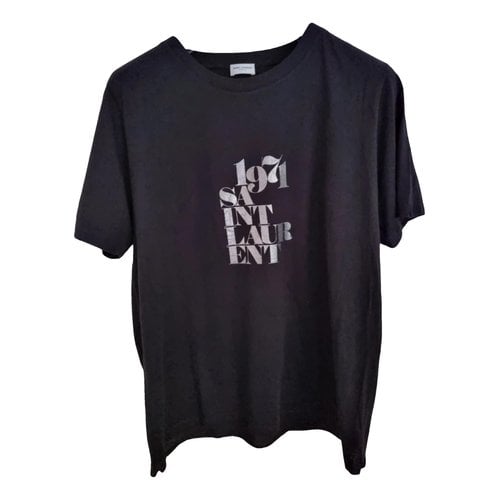 Pre-owned Saint Laurent T-shirt In Black