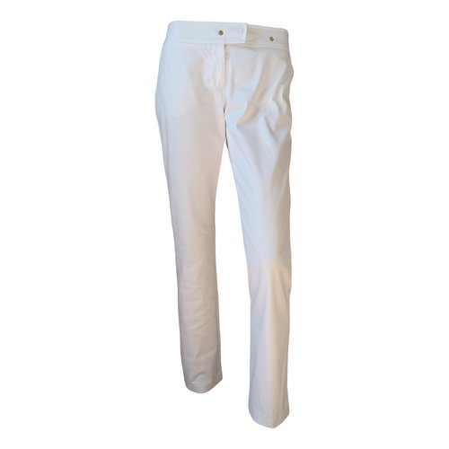 Pre-owned M Missoni Straight Pants In White