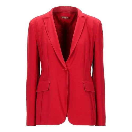 Pre-owned Max Mara Blazer In Red
