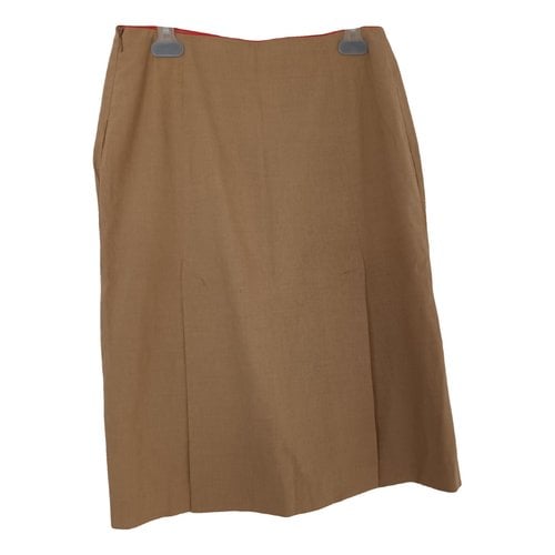 Pre-owned Paul Smith Mid-length Skirt In Camel
