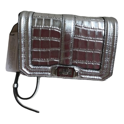 Pre-owned Rebecca Minkoff Leather Handbag In Silver
