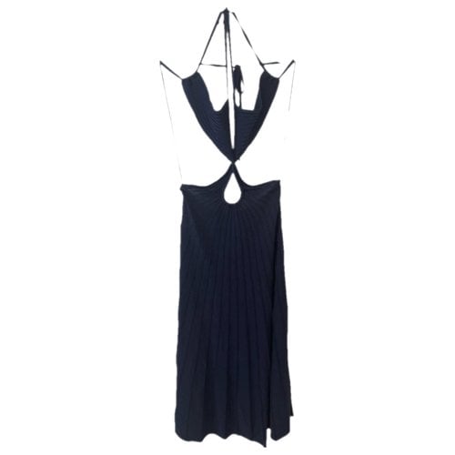 Pre-owned Cult Gaia Maxi Dress In Navy