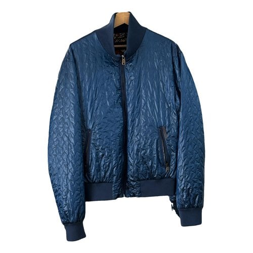 Pre-owned Dolce & Gabbana Biker Jacket In Blue