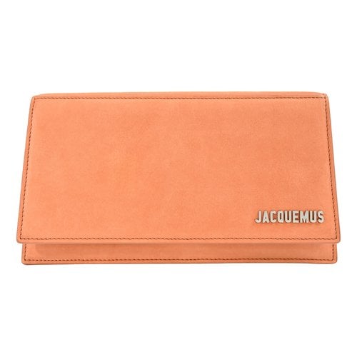 Pre-owned Jacquemus Leather Travel Bag In Orange