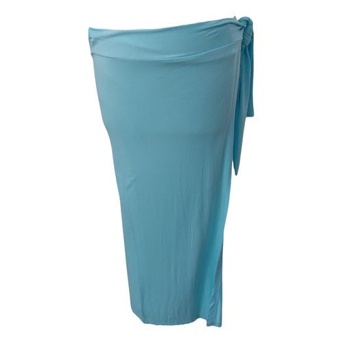 Pre-owned Melissa Odabash Skirt In Turquoise