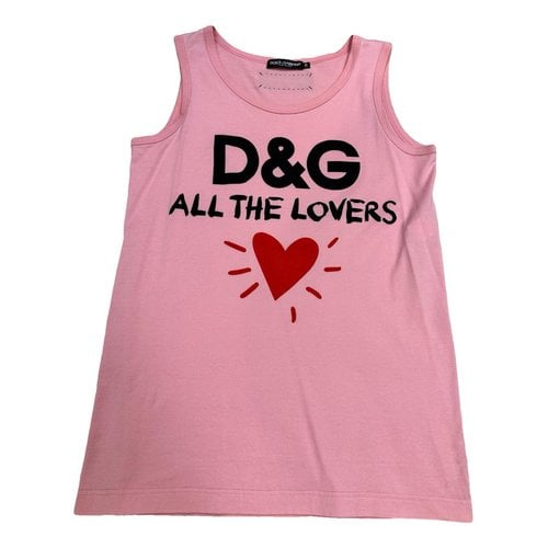 Pre-owned Dolce & Gabbana T-shirt In Pink