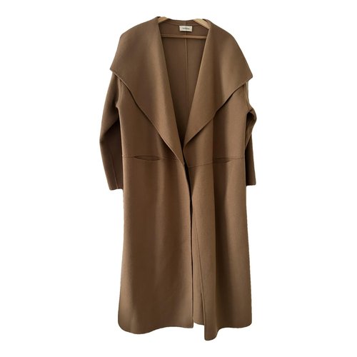 Pre-owned Totême Annecy Cashmere Coat In Beige