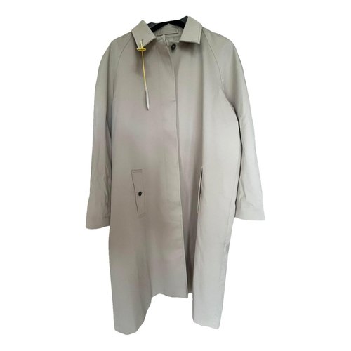Pre-owned Anine Bing Trench Coat In Beige