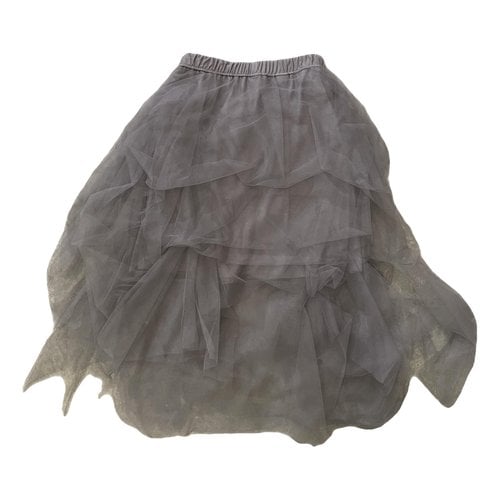 Pre-owned Brunello Cucinelli Skirt In Grey