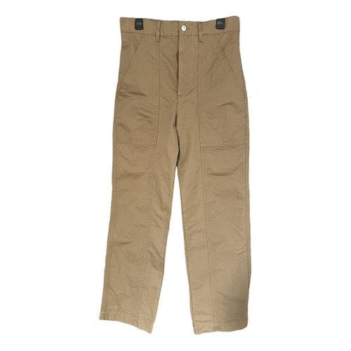 Pre-owned Isabel Marant Straight Pants In Khaki