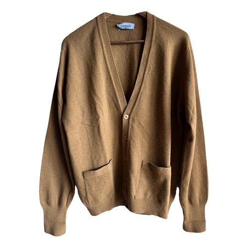 Pre-owned Larusmiani Wool Pull In Camel