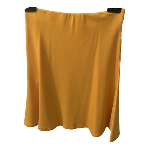 Pre-owned Patrizia Pepe Mini Skirt In Yellow
