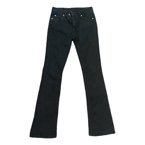 Pre-owned Victoria Victoria Beckham Slim Jeans In Black