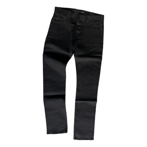 Pre-owned Saint Laurent Slim Jean In Black