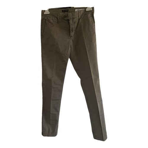 Pre-owned Antony Morato Trousers In Green