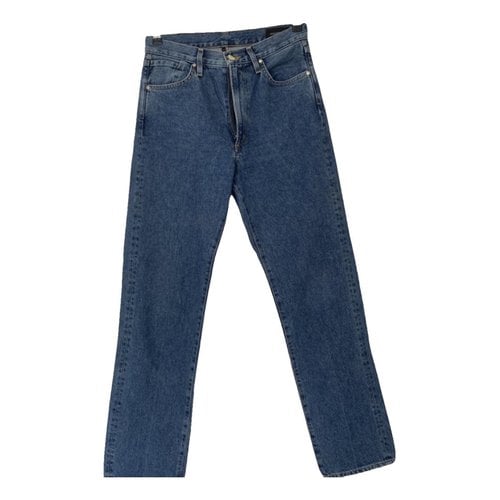 Pre-owned Goldsign Straight Jeans In Navy