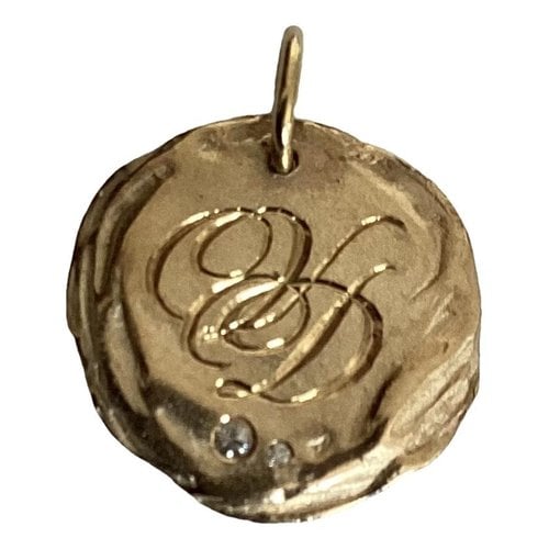 Pre-owned Pascale Monvoisin Yellow Gold Pendant