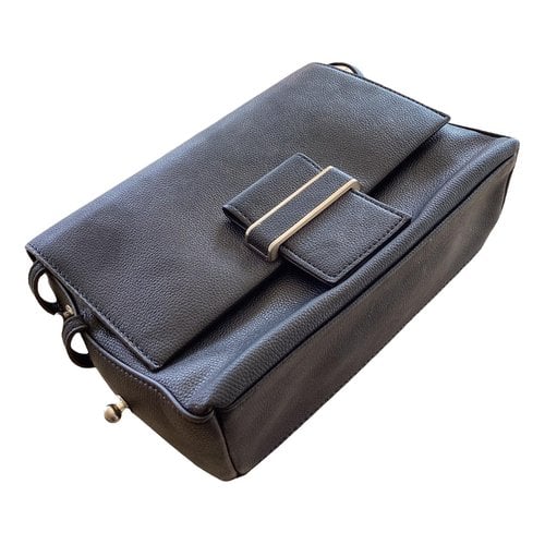 Pre-owned Marella Leather Clutch Bag In Black