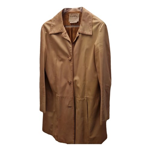 Pre-owned Marni Leather Blazer In Beige