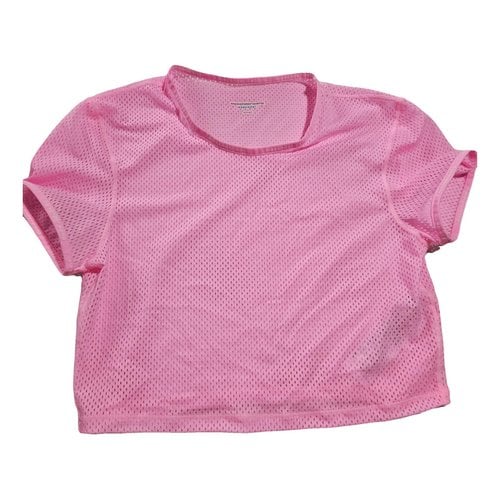 Pre-owned Alexander Wang T-shirt In Pink