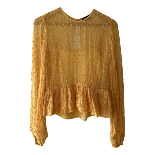 Pre-owned Stine Goya Silk Blouse In Yellow