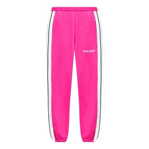 Pre-owned Palm Angels Trousers In Pink