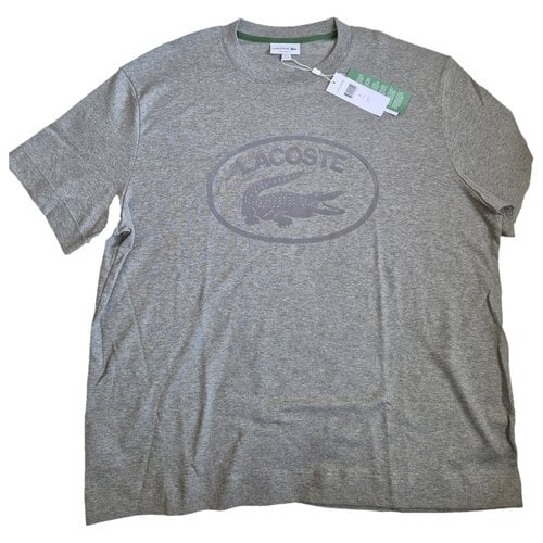 Pre-owned Lacoste T-shirt In Grey