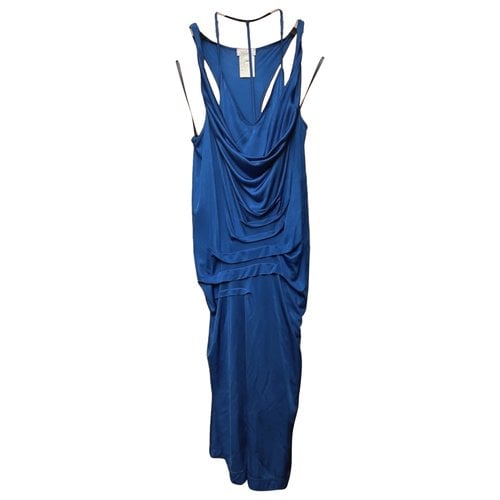 Pre-owned Pinko Dress In Blue
