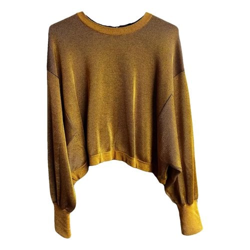 Pre-owned Louis Vuitton Wool Jumper In Gold