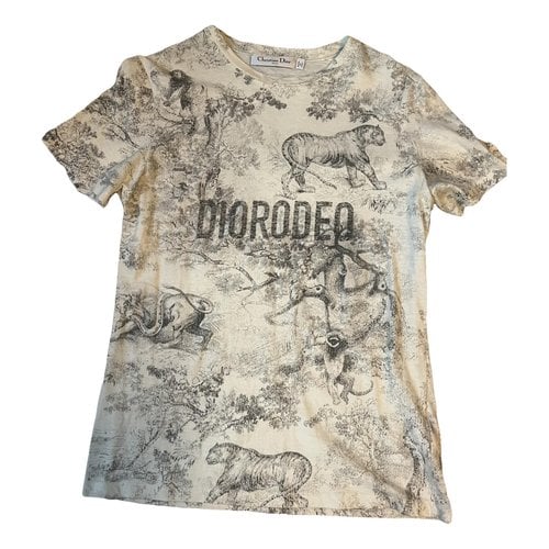 Pre-owned Dior Iviera T-shirt In White