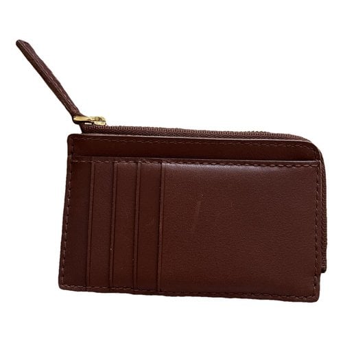 Pre-owned Madewell Leather Wallet In Brown