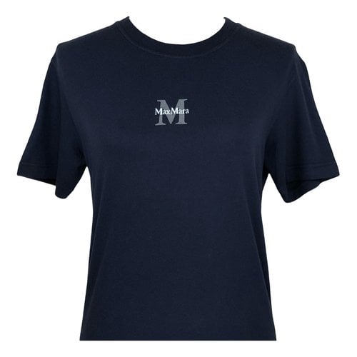 Pre-owned Max Mara T-shirt In Blue
