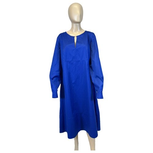 Pre-owned Marina Rinaldi Mid-length Dress In Blue