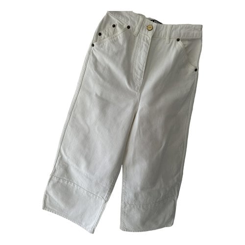 Pre-owned Jacquemus La Riviera Large Pants In White