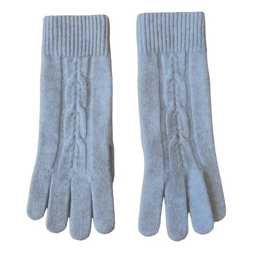 Pre-owned Elie Tahari Cashmere Gloves In Grey