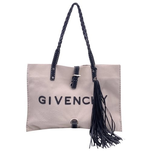 Pre-owned Givenchy Cloth Tote In Beige