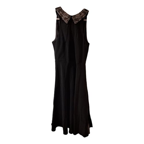Pre-owned Jenny Packham Mid-length Dress In Black
