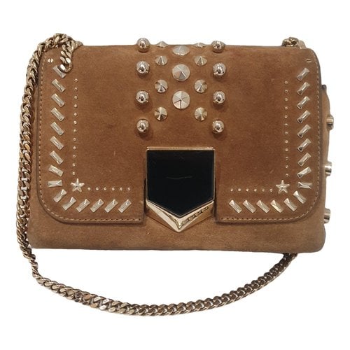Pre-owned Jimmy Choo Lockett Leather Handbag In Brown