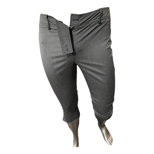 Pre-owned Marella Trousers In Grey