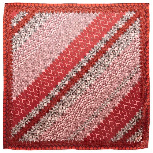 Pre-owned Missoni Silk Scarf In Pink